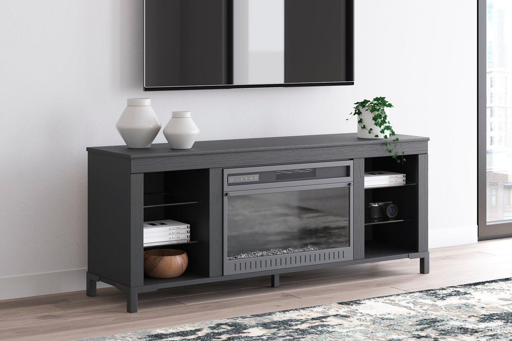 Cayberry 60" TV Stand with Electric Fireplace - National Warehouse Furniture (Buffalo, NY)