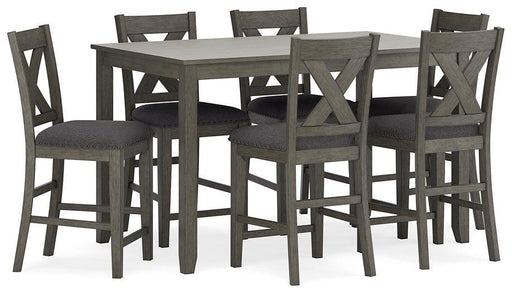 Caitbrook Counter Height Dining Table and Bar Stools (Set of 7) - National Warehouse Furniture (Buffalo, NY)
