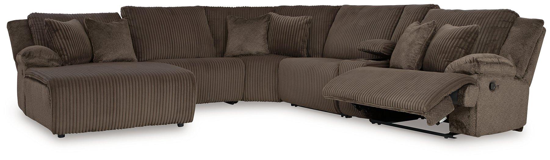 Top Tier Reclining Sectional with Chaise - National Warehouse Furniture (Buffalo, NY)