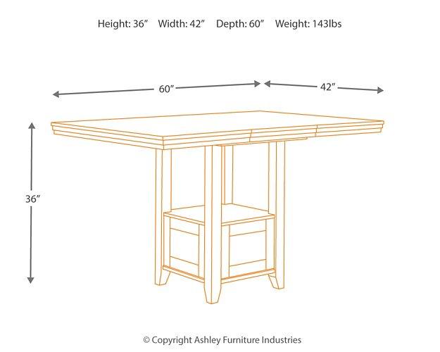 Ralene Counter Height Dining Set - National Warehouse Furniture (Buffalo, NY)