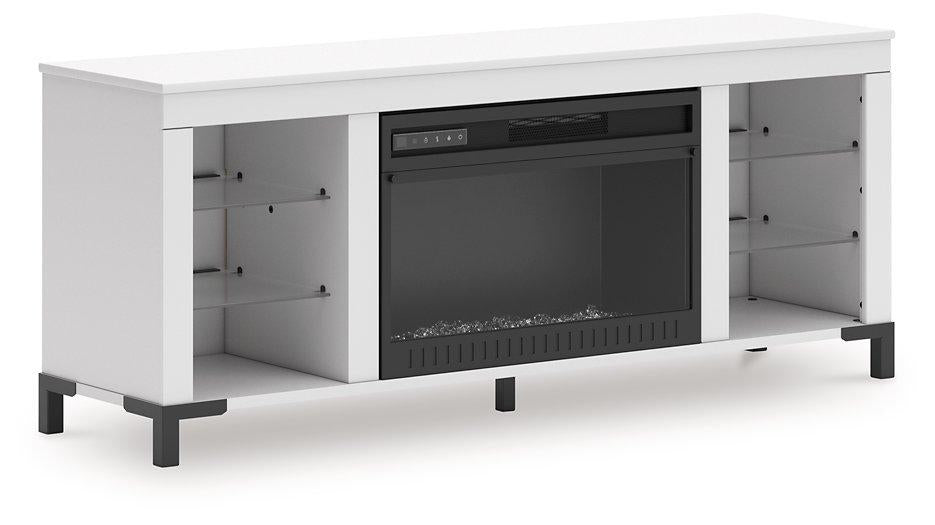 Brollevi 60" TV Stand with Electric Fireplace - National Warehouse Furniture (Buffalo, NY)