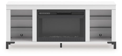 Brollevi 60" TV Stand with Electric Fireplace - National Warehouse Furniture (Buffalo, NY)