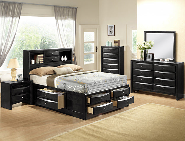 EMILY QUEEN CAPTAINS BED HB/FB - National Warehouse Furniture (Buffalo, NY)