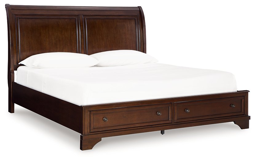 Trellington Sleigh Storage Bed - National Warehouse Furniture (Buffalo, NY)