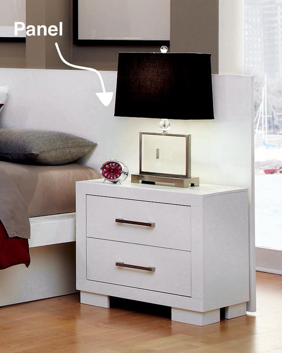 Jessica Nightstand Panels White (Set of 2) - National Warehouse Furniture (Buffalo, NY)