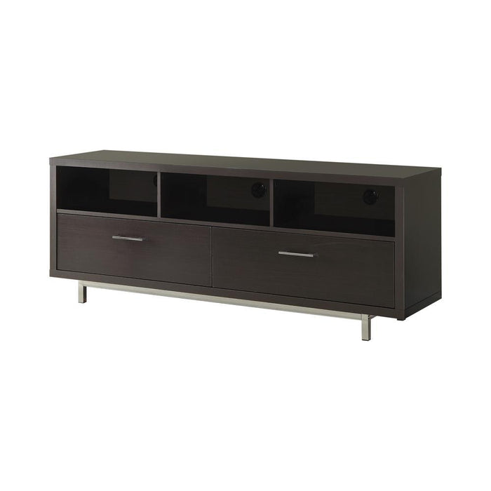 Casey 2-drawer Rectangular TV Console Cappuccino - National Warehouse Furniture (Buffalo, NY)