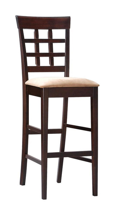Gabriel Upholstered Counter Height Stools Cappuccino and Beige (Set of 2) - National Warehouse Furniture (Buffalo, NY)