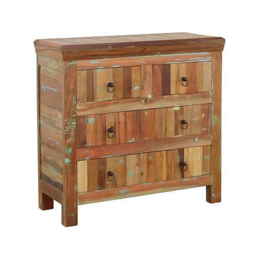 Harper 4-drawer Accent Cabinet Reclaimed Wood - National Warehouse Furniture (Buffalo, NY)
