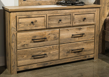 Rusticott Dresser and Mirror - National Warehouse Furniture (Buffalo, NY)