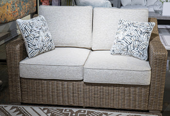 Laguna Heights Outdoor Loveseat with Cushion - National Warehouse Furniture (Buffalo, NY)