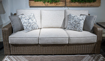 Laguna Heights Outdoor Sofa with Cushion - National Warehouse Furniture (Buffalo, NY)