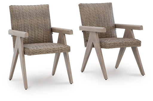 Cliff Trails Outdoor Arm Chair (Set of 2) - National Warehouse Furniture (Buffalo, NY)