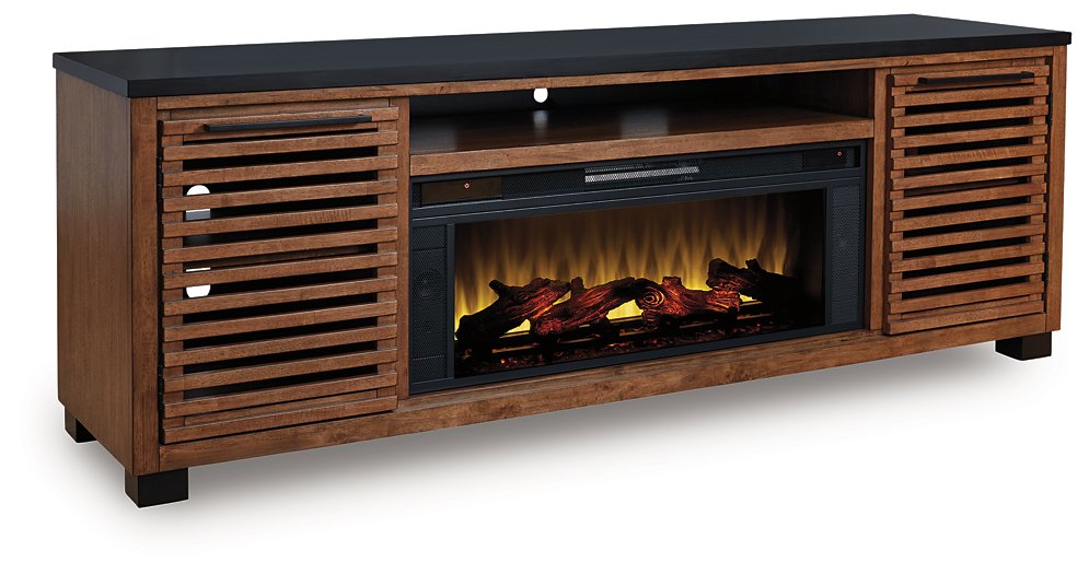 Kallari 84" TV Stand with Electric Fireplace - National Warehouse Furniture (Buffalo, NY)