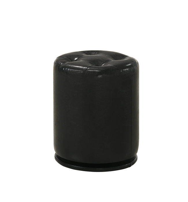 MORGAN ROUND SWIVEL STOOL BLACK - National Warehouse Furniture (Buffalo, NY)