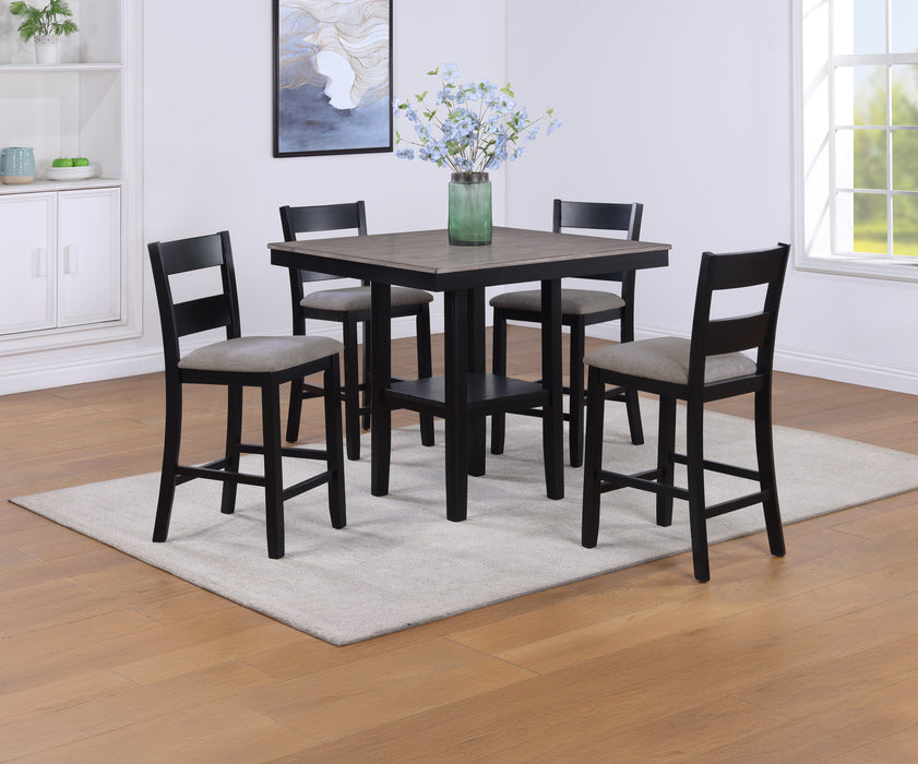 LESTER 5-PK CTR HT TABLE LIGHT GREY - National Warehouse Furniture (Buffalo, NY)