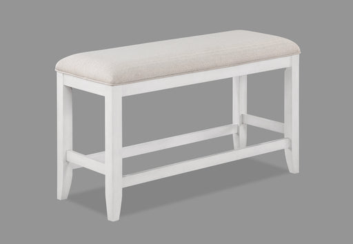 WENDY WHITE COUNTER HEIGHT BENCH - National Warehouse Furniture (Buffalo, NY)
