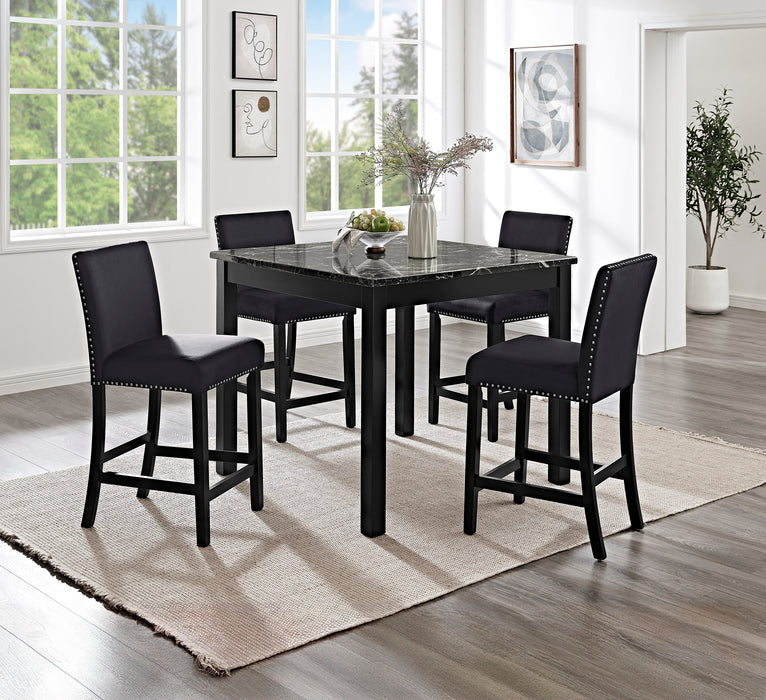 LENNON 5-PK CONTR HT SET ALL BLACK - National Warehouse Furniture (Buffalo, NY)
