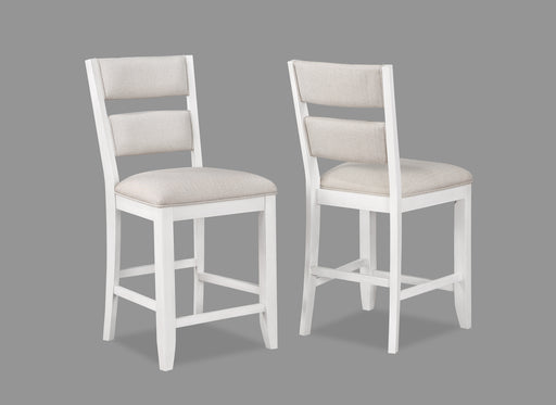 WENDY WHITE COUNTER HEIGHT CHAIR - National Warehouse Furniture (Buffalo, NY)