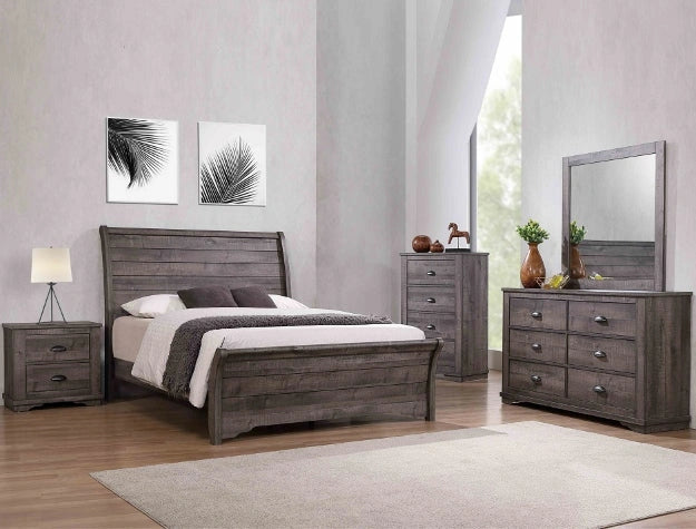 Crown Mark Furniture Coralee Dresser Mirror in Gray image