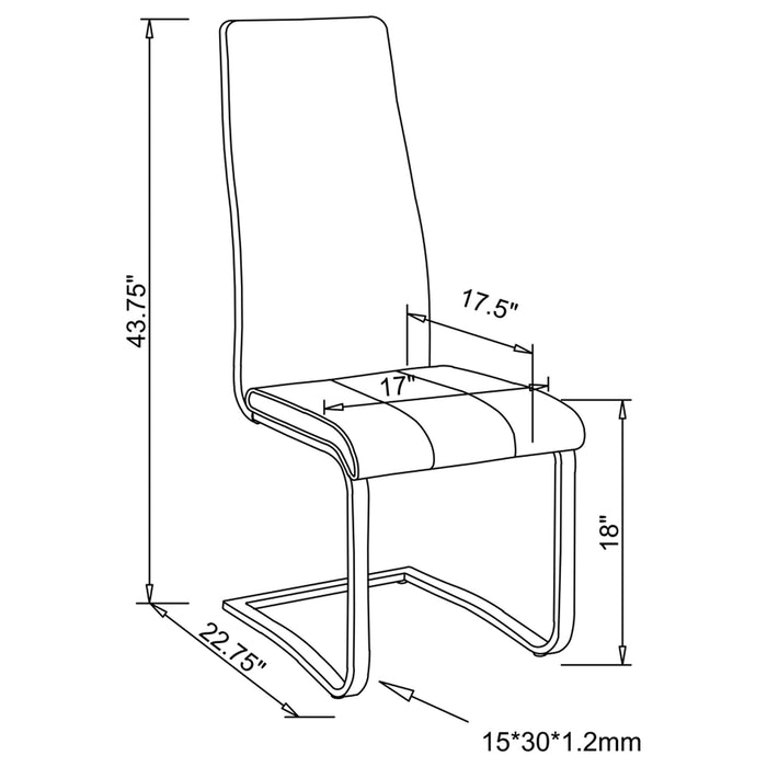Montclair Side Chairs - National Warehouse Furniture (Buffalo, NY)