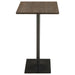 Cavalier 3-piece Square Bar Table Set Dark Elm and Black - National Warehouse Furniture (Buffalo, NY)