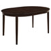 Gabriel 5-piece Extension Leaf Dining Table Set Cappuccino - National Warehouse Furniture (Buffalo, NY)