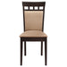 Gabriel 5-piece Extension Leaf Dining Table Set Cappuccino - National Warehouse Furniture (Buffalo, NY)