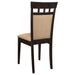 Gabriel 5-piece Extension Leaf Dining Table Set Cappuccino - National Warehouse Furniture (Buffalo, NY)