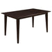 Gabriel 5-piece Rectangular 59-inch Closed Back Dining Set Cappuccino - National Warehouse Furniture (Buffalo, NY)