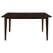 Gabriel 5-piece Rectangular 59-inch Closed Back Dining Set Cappuccino - National Warehouse Furniture (Buffalo, NY)
