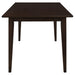 Gabriel 5-piece Rectangular 59-inch Closed Back Dining Set Cappuccino - National Warehouse Furniture (Buffalo, NY)