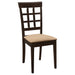 Gabriel 5-piece Rectangular 59-inch Dining Set Cappuccino - National Warehouse Furniture (Buffalo, NY)