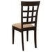 Gabriel 5-piece Rectangular 59-inch Dining Set Cappuccino - National Warehouse Furniture (Buffalo, NY)