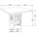 Jaden 5 Pc Counter Height Dining Sets - National Warehouse Furniture (Buffalo, NY)