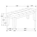 Dalila Benches - National Warehouse Furniture (Buffalo, NY)