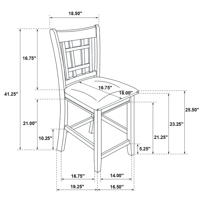 Lavon 5 Pc Counter Height Dining Sets - National Warehouse Furniture (Buffalo, NY)