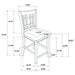 Lavon 5 Pc Counter Height Dining Sets - National Warehouse Furniture (Buffalo, NY)
