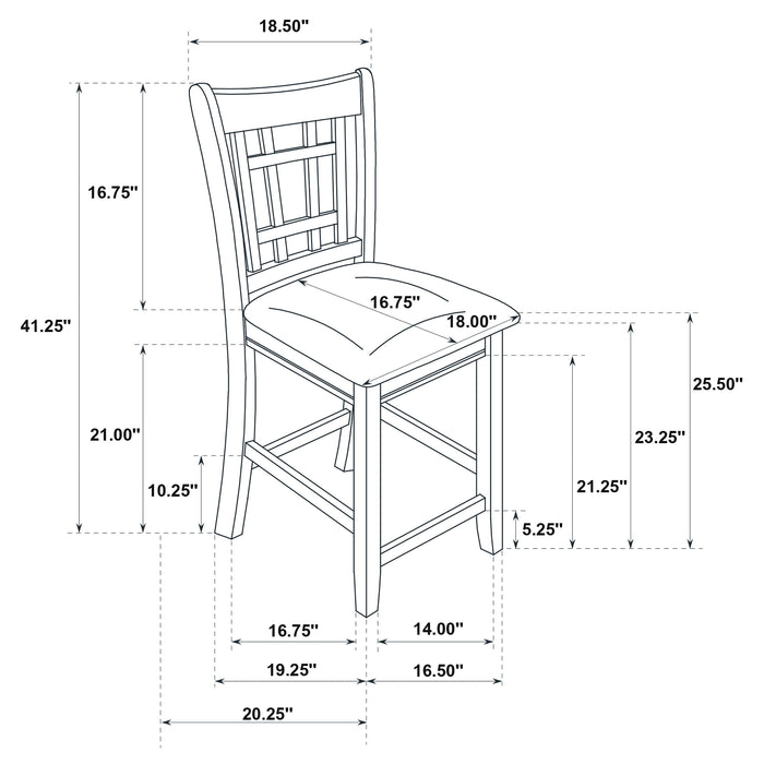 Lavon 5 Pc Counter Height Dining Sets - National Warehouse Furniture (Buffalo, NY)