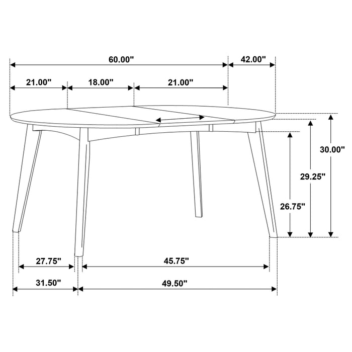 Jedda 5 Pc Dining Sets - National Warehouse Furniture (Buffalo, NY)