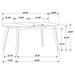 Jedda 5 Pc Dining Sets - National Warehouse Furniture (Buffalo, NY)