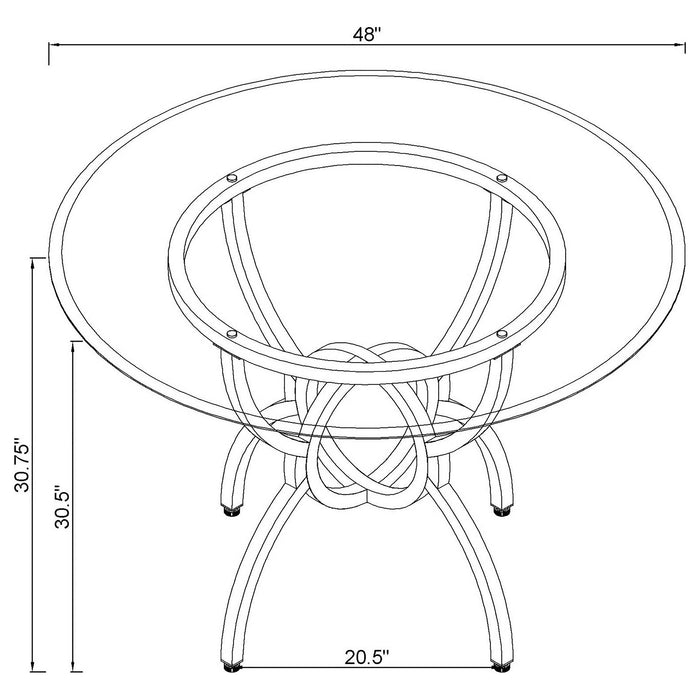 Aviano Dining Tables - National Warehouse Furniture (Buffalo, NY)