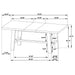 Middleton Dining Tables - National Warehouse Furniture (Buffalo, NY)