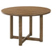 Crestmore 5-piece 46-inch Round Wood Dining Table Set Walnut - National Warehouse Furniture (Buffalo, NY)