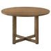 Crestmore 5-piece 46-inch Round Wood Dining Table Set Walnut - National Warehouse Furniture (Buffalo, NY)