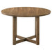 Crestmore 5-piece 46-inch Round Wood Dining Table Set Walnut - National Warehouse Furniture (Buffalo, NY)