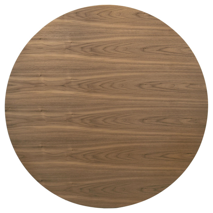 Crestmore 5-piece 46-inch Round Wood Dining Table Set Walnut - National Warehouse Furniture (Buffalo, NY)