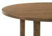 Crestmore 5-piece 46-inch Round Wood Dining Table Set Walnut - National Warehouse Furniture (Buffalo, NY)