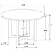 Crestmore 5-piece 46-inch Round Wood Dining Table Set Walnut - National Warehouse Furniture (Buffalo, NY)