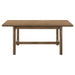 Crestmore 71-inch Rectangular Wood Dining Table Walnut - National Warehouse Furniture (Buffalo, NY)