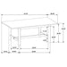 Crestmore 71-inch Rectangular Wood Dining Table Walnut - National Warehouse Furniture (Buffalo, NY)